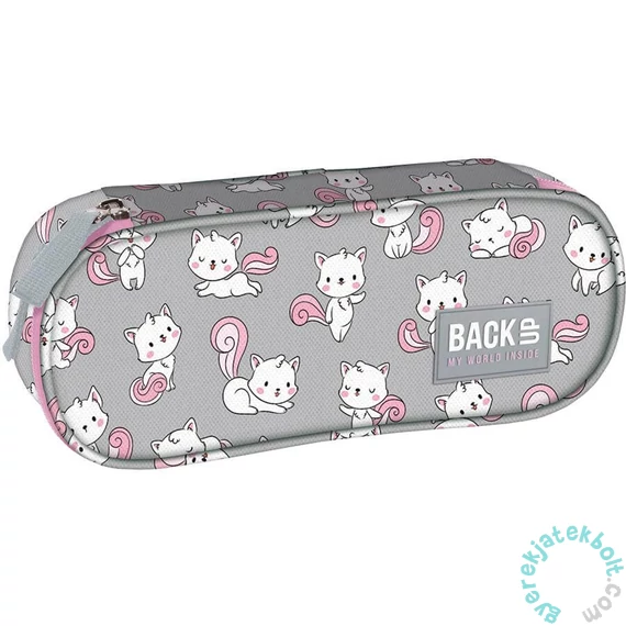 BackUp Cicás ovális tolltartó - Táncoló cicák