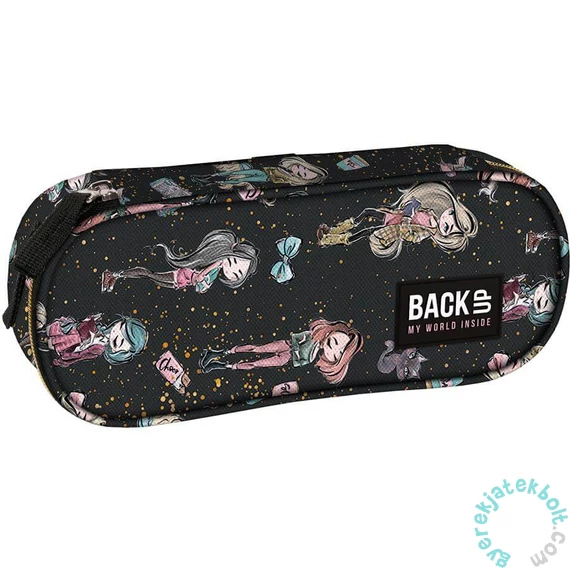 BackUp Fashion ovális tolltartó - Divatos lányok