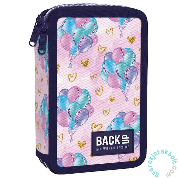 BackUp felszerelt emeletes tolltartó - Ballons (PB7DW41)