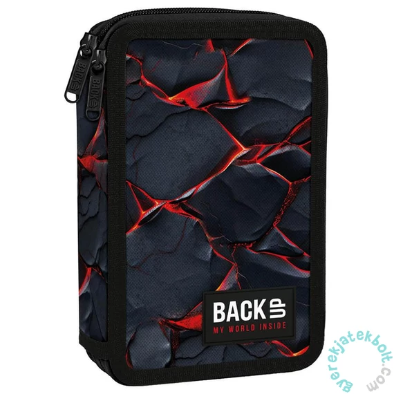 BackUp felszerelt emeletes tolltartó - Black lava (PB7DW43)