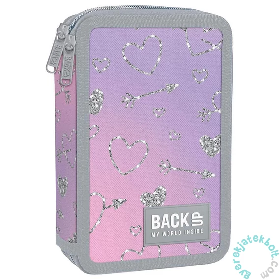 BackUp felszerelt emeletes tolltartó - Heart (PB7DW32)