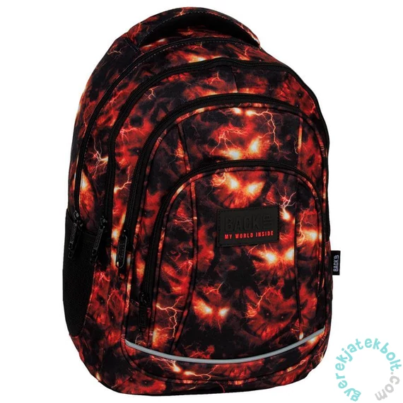 BackUp Fiús hátizsák - 3 rekeszes - Félelmetes idegenek