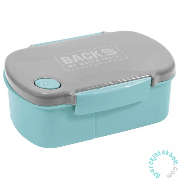 BackUp Fiús műanyag uzsonnás doboz - Szürke kék