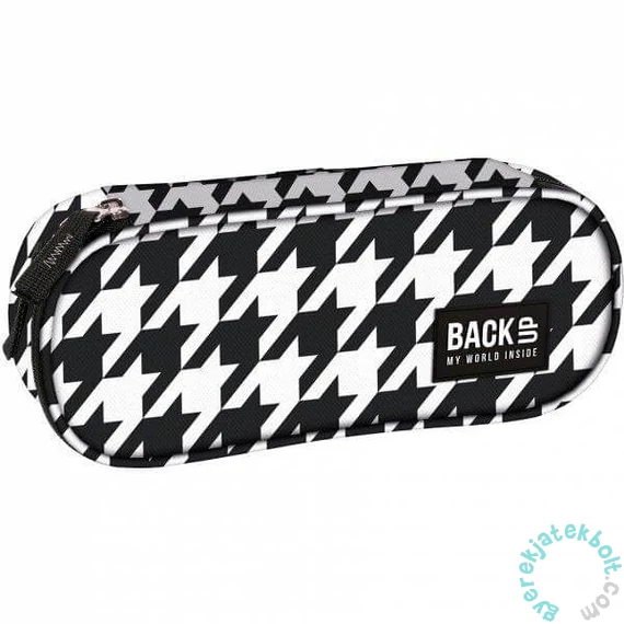 BackUp Fiús ovális tolltartó - Pepita (PB6A17)