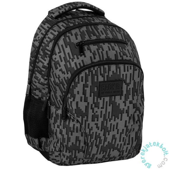 BackUp hátizsák - 2 rekeszes - Black, grey (PLB7W58)