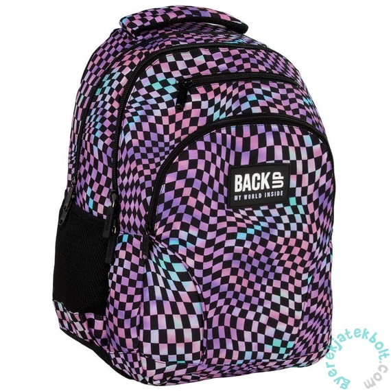 BackUp hátizsák - 2 rekeszes - Blue pepita (PLB7W20)