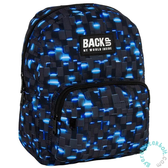 BackUp hátizsák - 1 rekeszes - Black, blue (PLB7F44)