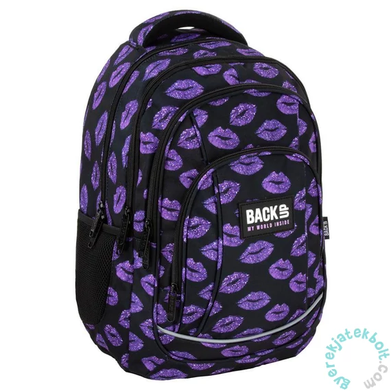 BackUp iskolatáska, hátizsák - 3 rekeszes - Csók (PLB7A27)
