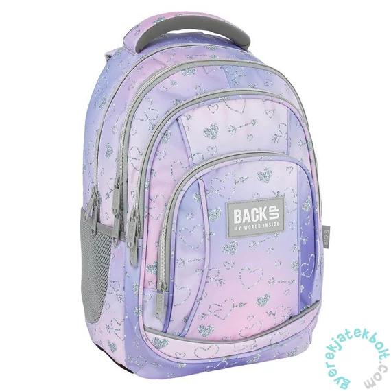 BackUp iskolatáska, hátizsák - 3 rekeszes - Heart (PLB7A32)