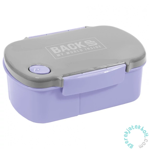BackUp műanyag csatos uzsonnás doboz - Lila (SB7B33)