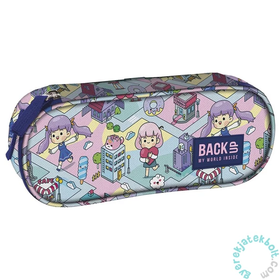 BackUp ovális tolltartó - Girls game