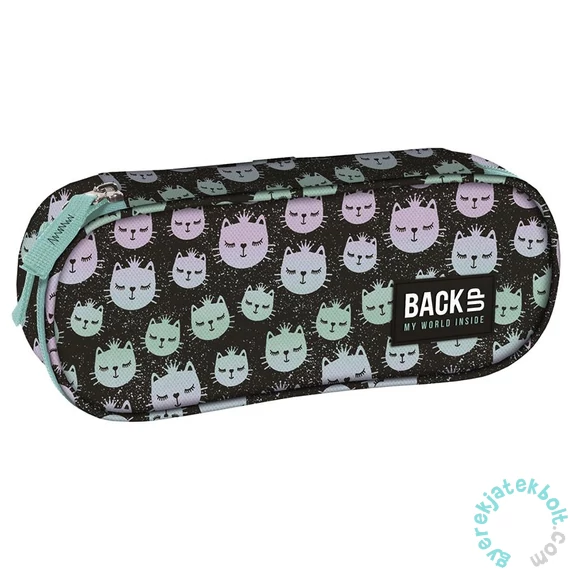 BackUp cicás ovális tolltartó - Colour Kitty