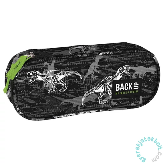 BackUp dinoszauruszos ovális tolltartó - Dinosaurs