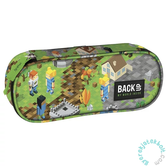 BackUp ovális tolltartó - Game pixel