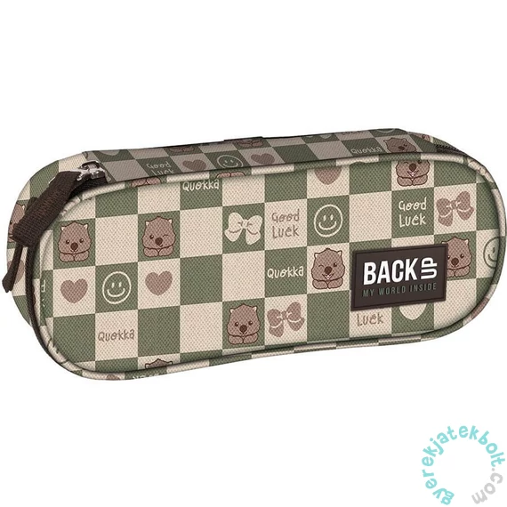 BackUp ovális tolltartó - Cute checkered (PB8A17)