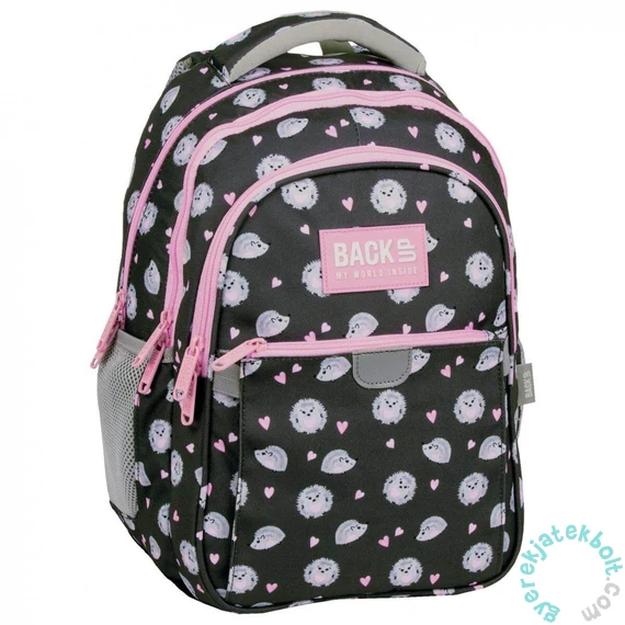BackUp Sünis hátizsák - 3 rekeszes - Édes sündisznók
