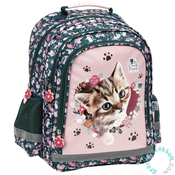 Cleo és Frank cicás iskolatáska, hátizsák - Cutie
