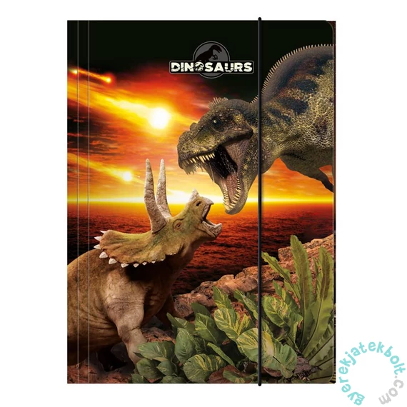 Dinoszauruszok A/4 gumis mappa - Battle