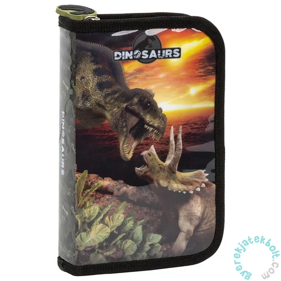 Dinoszauruszok felszerelt kihajtható tolltartó - Battle