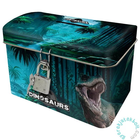 Dinoszauruszos persely lakattal (SKADN19)