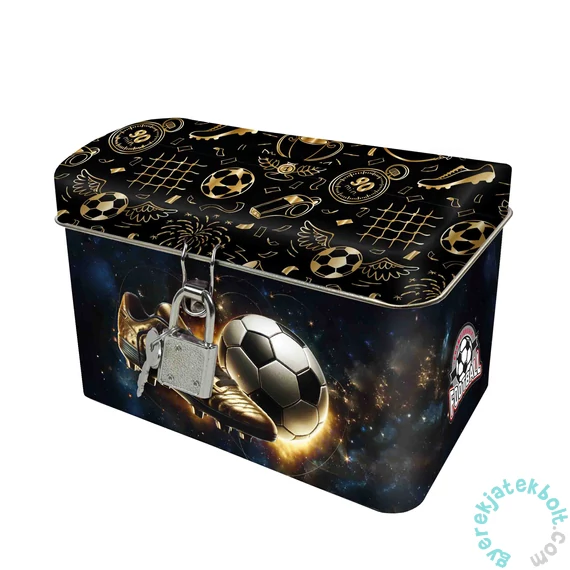 Focis persely lakattal - Football Gold (SKAPI21)