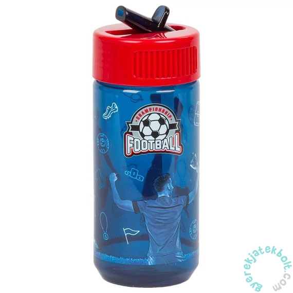 Football tritán kulacs 330 ml - sötétkék (BAPI19)