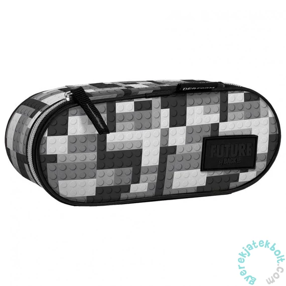 Future by BackUp ovális tolltartó - Blocks (P1ADF38)