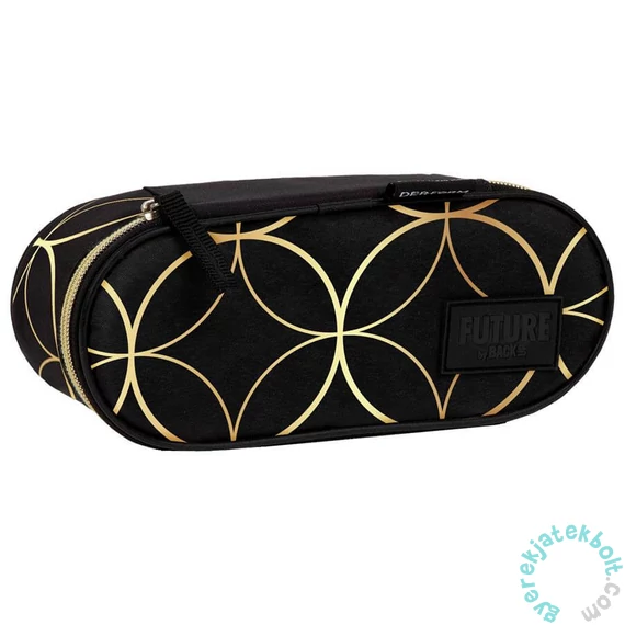 Future by BackUp ovális tolltartó - Gold (P1ADF39)