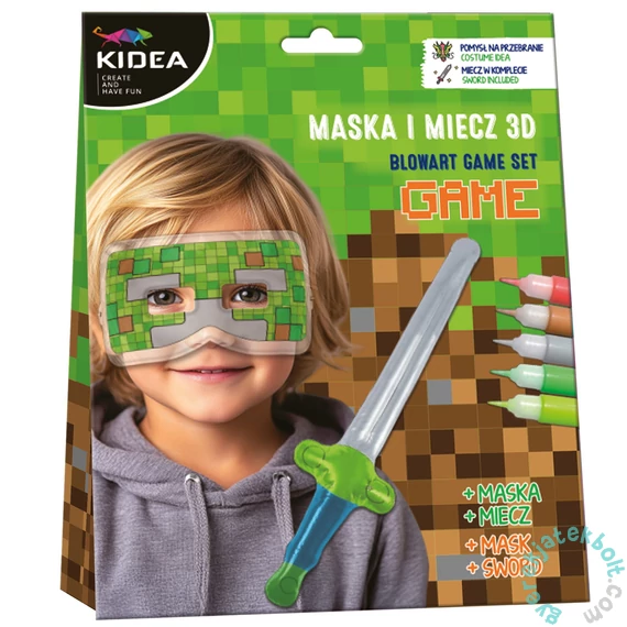 Kidea 3D Blowart készlet - Game (ZBAGKA)