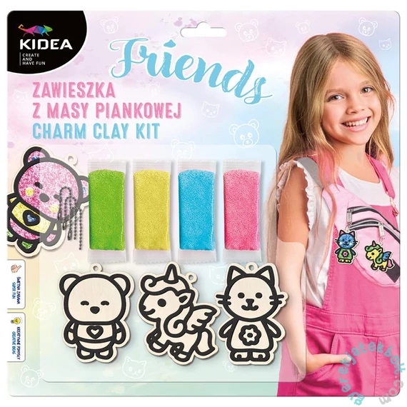 Kidea charm készítő készlet - Friends (ZMPFKA)