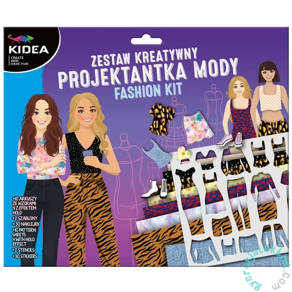 Kidea - Divattervező készlet (ZPS10KA)