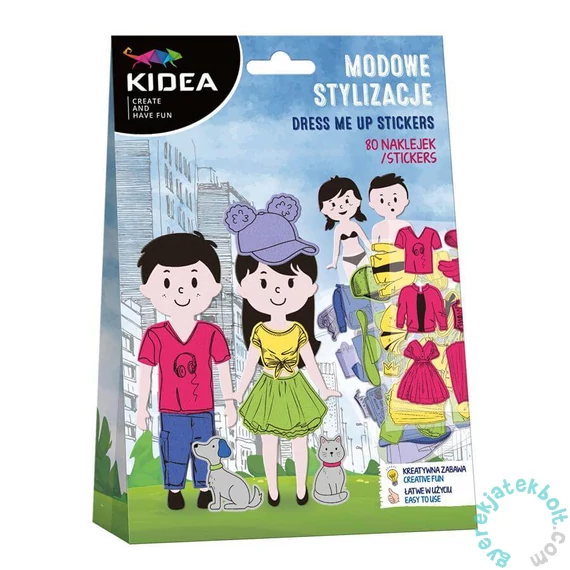 Kidea Dress Me up matrica készlet (MS80KA)