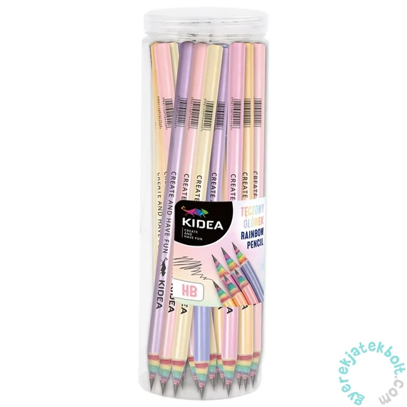 Kidea HB grafitceruza - szivárványos (TEOKA)