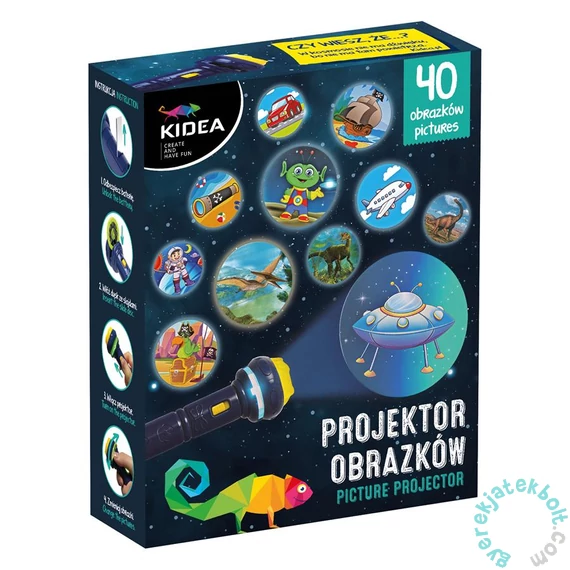 Kidea képkivetítő játékprojektor - fiús (PRAKA)