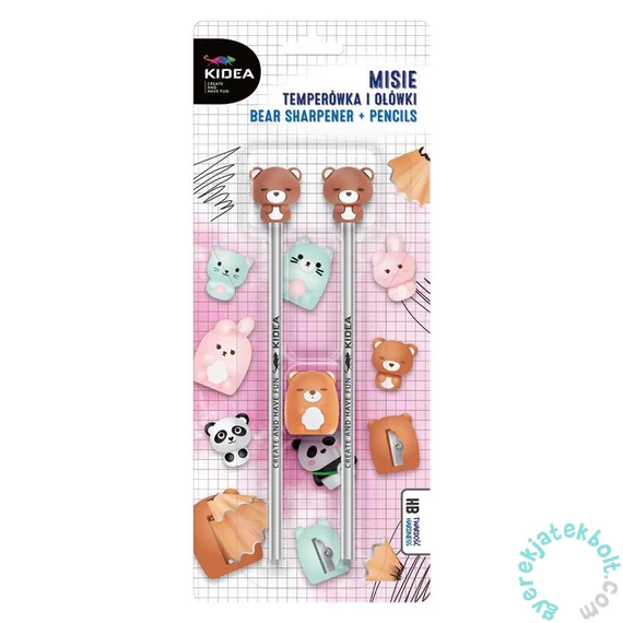 Kidea Macis HB grafitceruza - 2 db-os - hegyezővel (MIOT3KA)