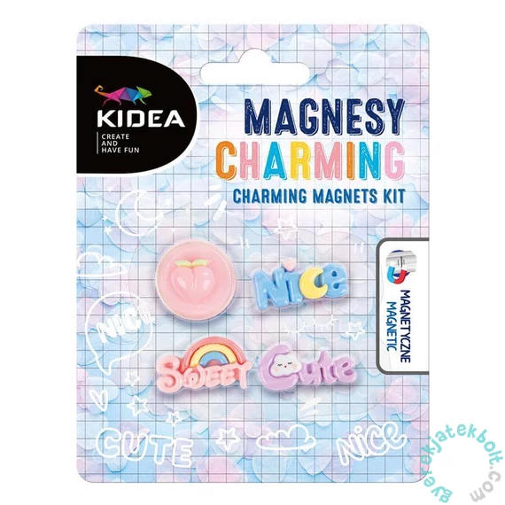 Kidea mágneskészlet - 4 db-os - Charming (MLC4KA)
