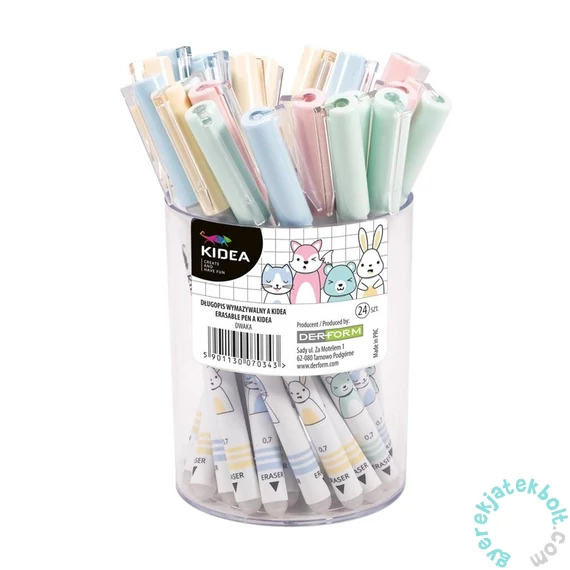 Kidea pasztell radírozható golyóstoll - többféle