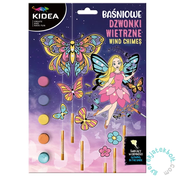 Kidea Sötétben világító szélcsengők kreatív készlet (BDWSCKA)