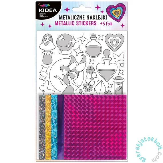 Kidea színes fóliás matrica készlet (MNZKWKA)