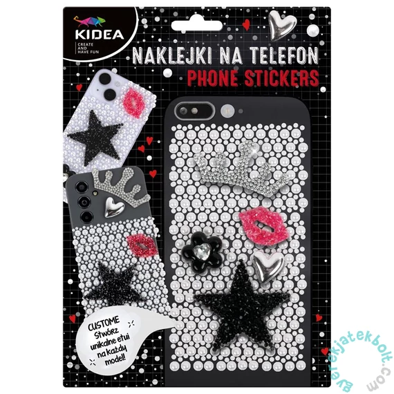 Kidea telefon díszítő matricák - Glamour (NTGKA)