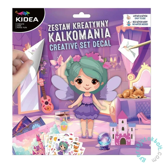 Kidea Transzfer matrica készlet - Hercegnők (NTKDKA)