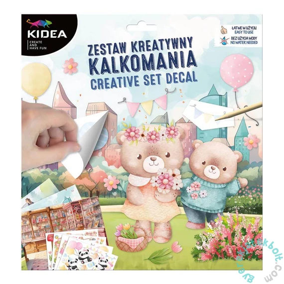 Kidea Transzfer matrica készlet - Macik (NTKEKA)