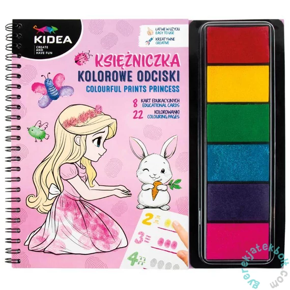 Kidea ujjfestő készlet - Princess (KODKKA)