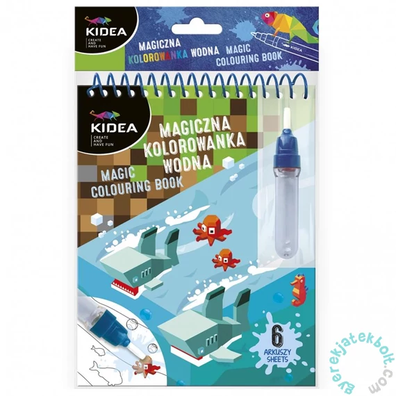 Kidea Mágikus vizes kifestőkönyv - Game (MWKWJKA)