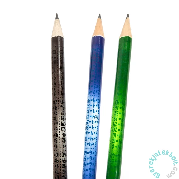 Kidea HB grafit ceruza radírral és varázs szorzótáblával - többféle (MOMKA)