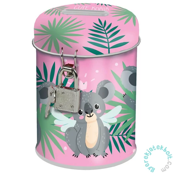 Koalás persely lakattal (SKKOA10)
