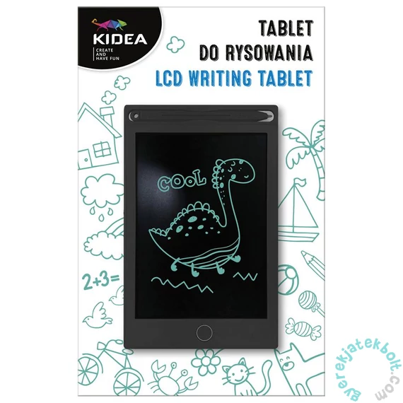LCD kijelzős rajztábla - fekete