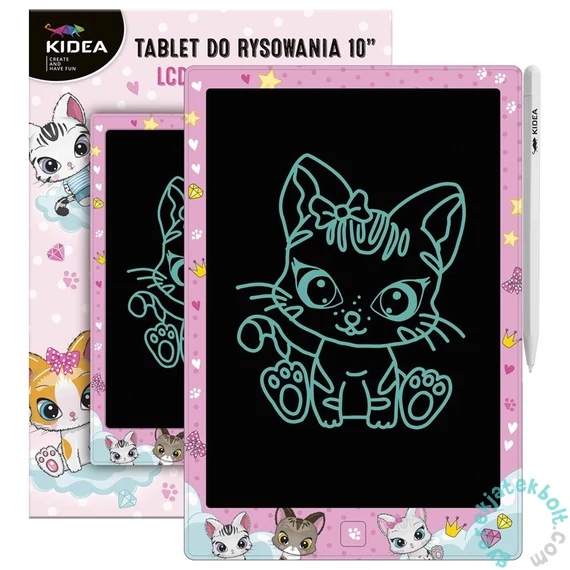 Kidea LCD kijelzős rajztábla - Cicás