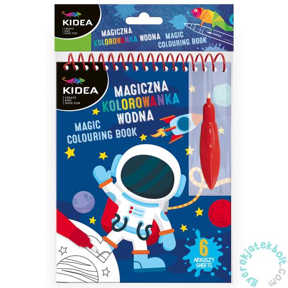 Kidea Mágikus vizes kifestőkönyv - űrhajós