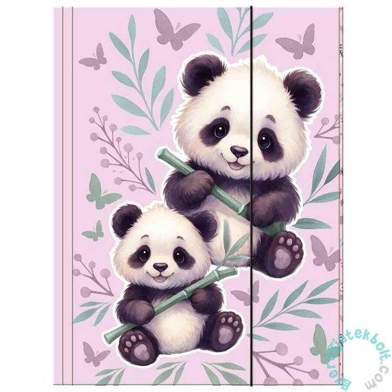 Pandás A/4 gumis mappa - Cute Panda (TGA4PA11)